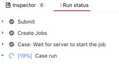 Run Status Panel